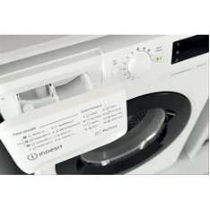 Indesit MTWSE 61294 WK EE fehér, elöltöltős, keskeny, max.1200ford., 6 kg, mosógép (Újszerű)