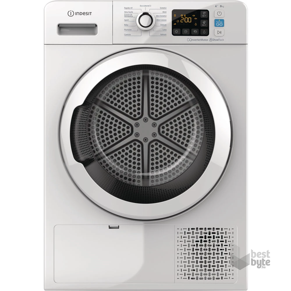 Indesit YT M11 83K RX EU fehér, 8 kg, hőszivattyús, szárítógép