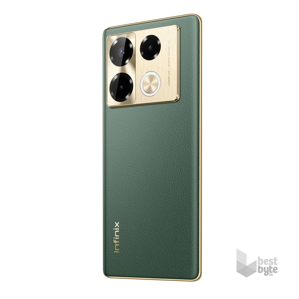 Infinix Note 40 Pro 12/256GB DualSIM kártyafüggetlen okostelefon - zöld (Android) + vezeték nélküli töltőpad