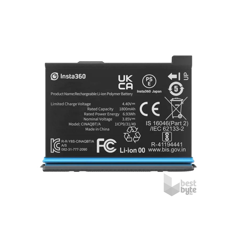 Insta360 X3 1800mAh kamera akkumulátor