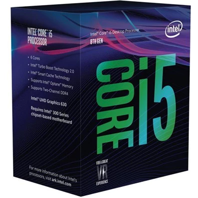 Intel Core i5 3,00GHz LGA1151 9MB (i5-8500) box processzor