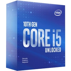 Intel Core i5 4,10GHz LGA1200 12MB (i5-10600KF) box processzor