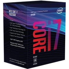 Intel Core i7 3,20GHz LGA1151 12MB (i7-8700) box processzor