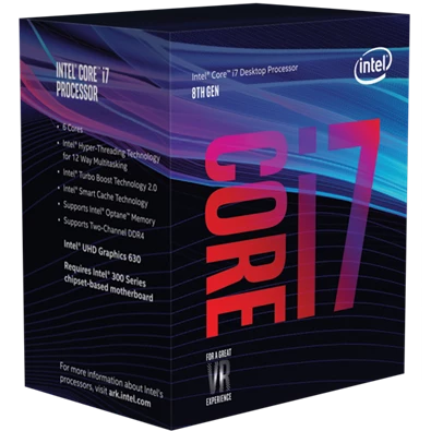 Intel Core i7 3,70GHz LGA1151 12MB (i7-8700K) box processzor