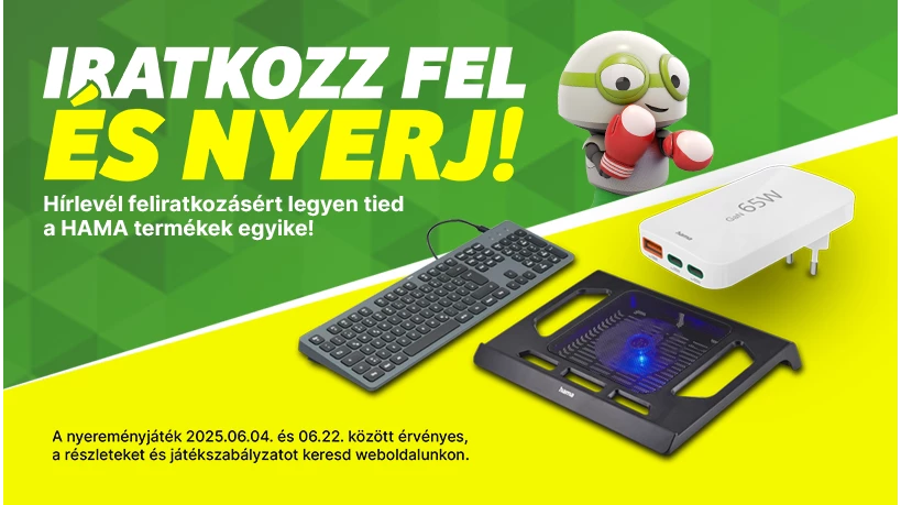 Iratkozz fel és nyerj!