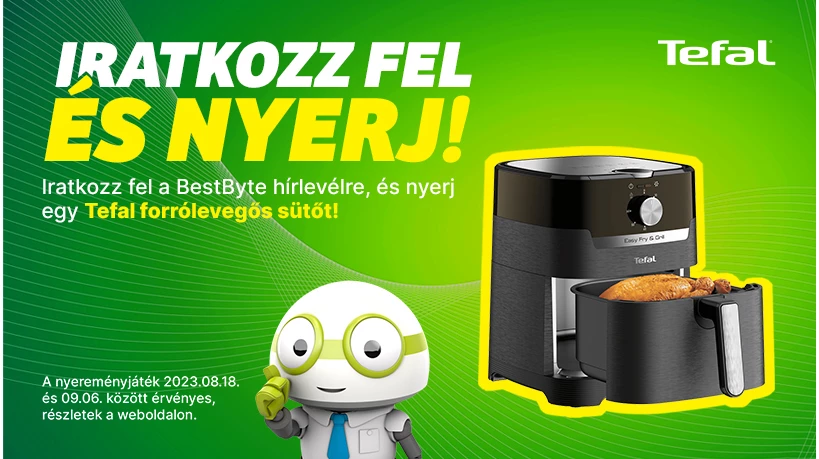 Iratkozz fel és nyerj air fryert!