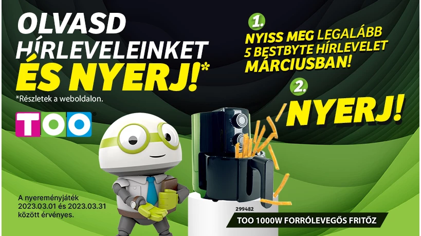 Iratkozz fel hírleveleinkre és nyerj!