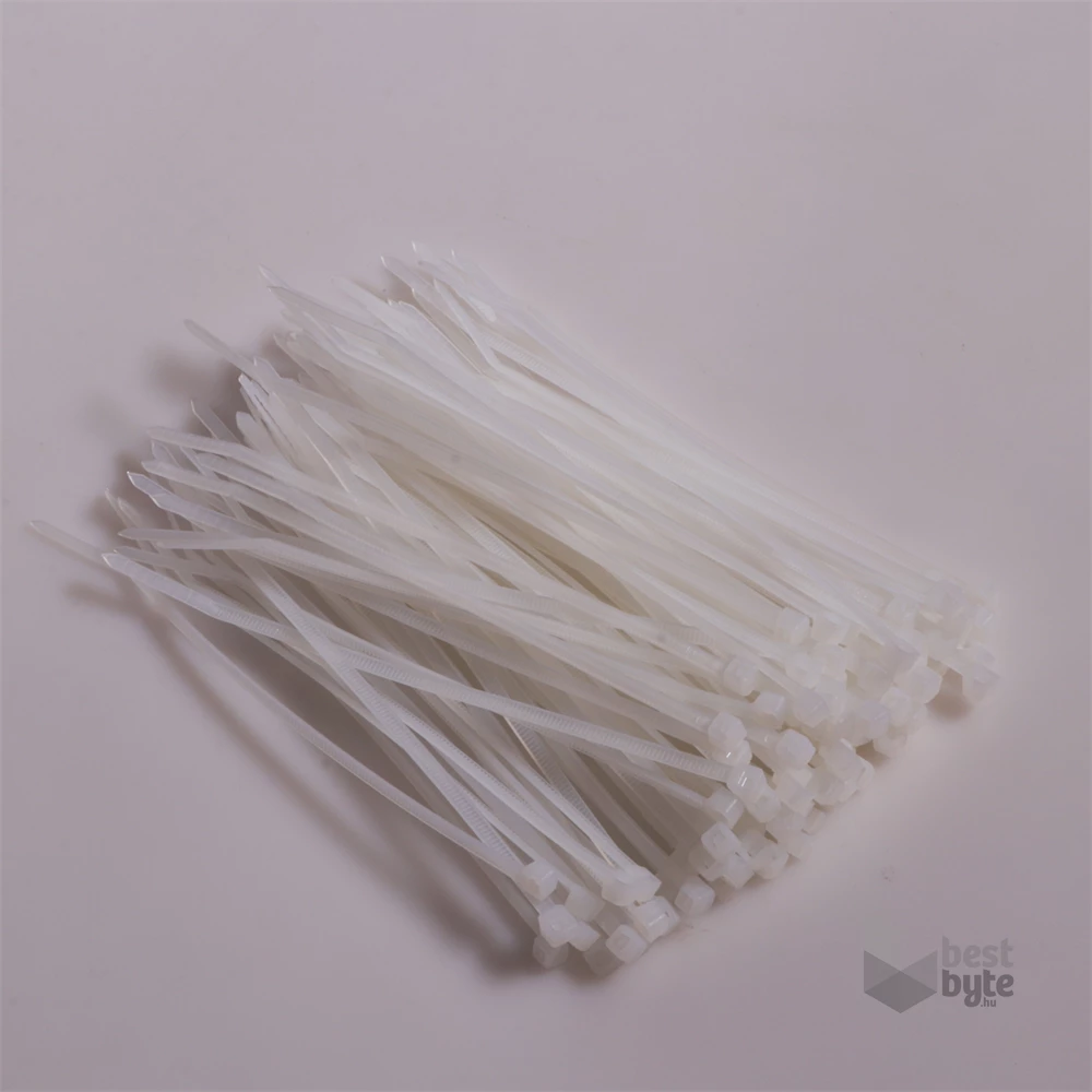 Iris Electric 100 db natúr 300x7,6mm kábelkötegelő, gyorskötöző, kötegelő