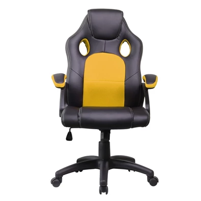 Iris GCH102BC fekete / citromsárga gamer szék