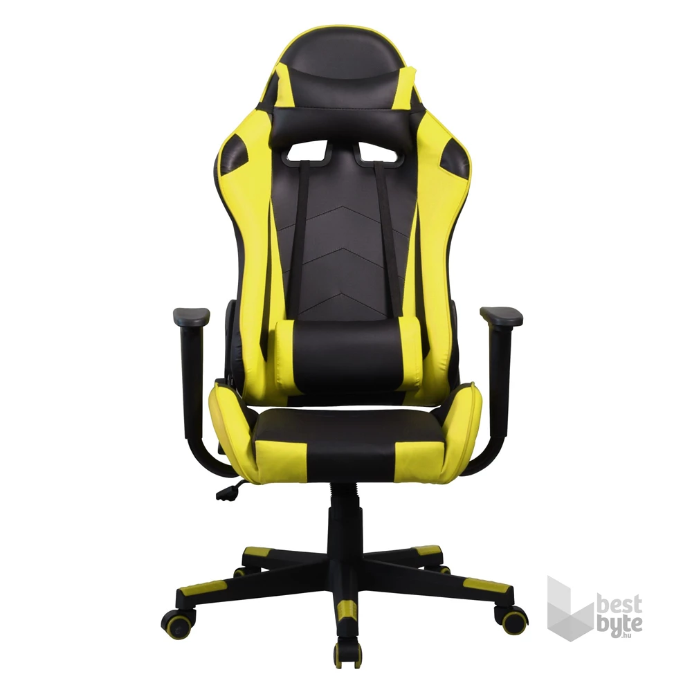 Iris GCH201BC fekete / citromsárga gamer szék