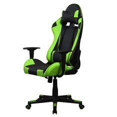 Iris GCH201BE fekete / zöld gamer szék