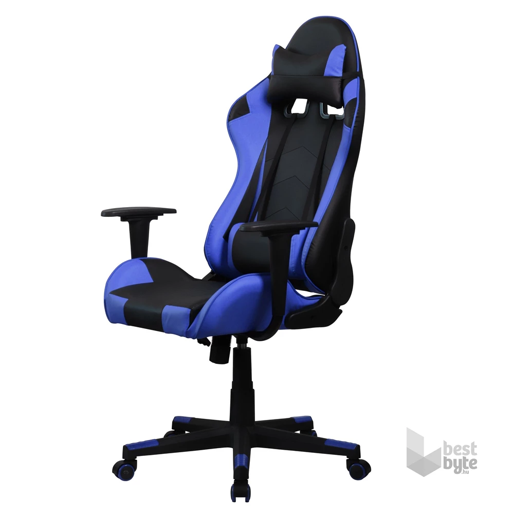 Iris GCH201BK fekete / kék gamer szék