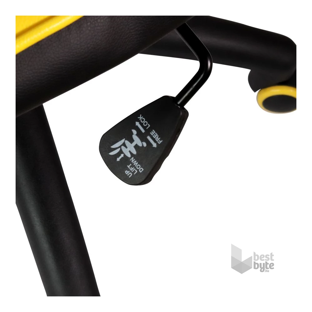 Iris GCH207BC fekete / citromsárga gyerek gamer szék