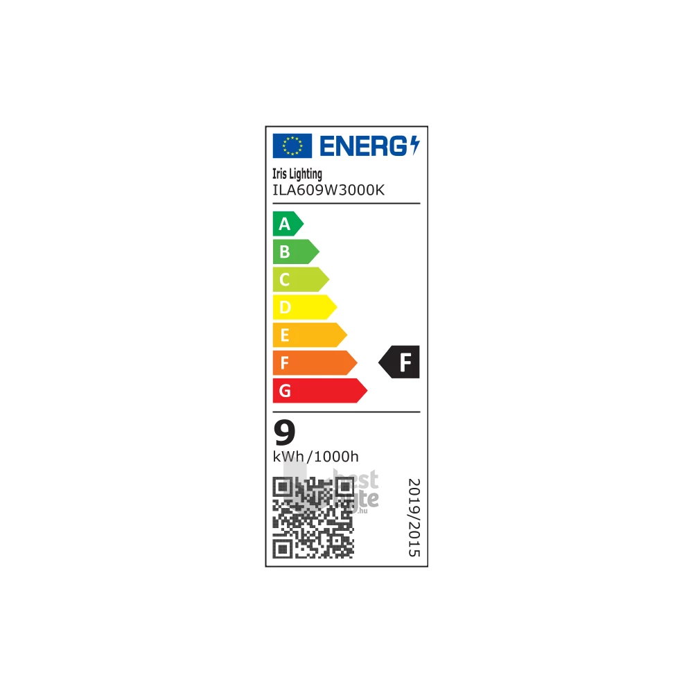 Iris Lighting E27 A60 9W/3000K/810lm LED fényforrás