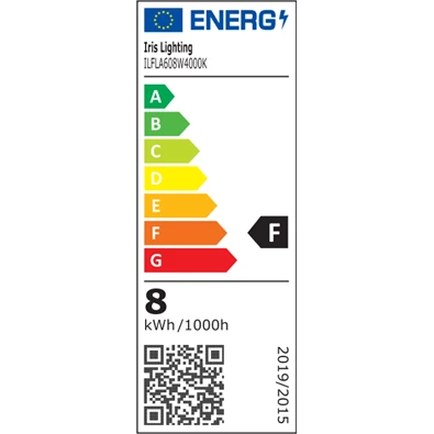 Iris Lighting Filament A Bulb E27 FLA60 8W/4000K/720lm LED fényforrás