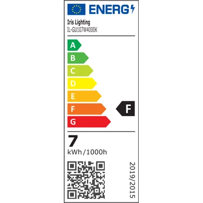 Iris Lighting GU10 7W 560lm 4000K LED fényforrás