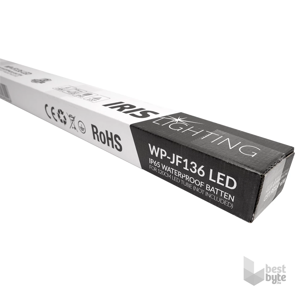Iris Lighting JF136 T8 LED fénycsőre előkészített por- és páramentes lámpatest IP65 120cm