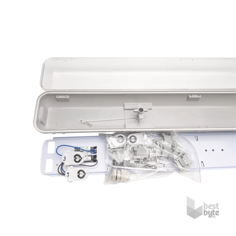 Iris Lighting JF6236 T8 LED fénycsőre előkészített por- és páramentes lámpatest IP65 120cm