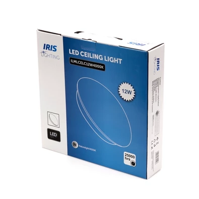 Iris Lighting ML-CELC 12W/4000K/780lm fehér LED mennyezeti lámpa