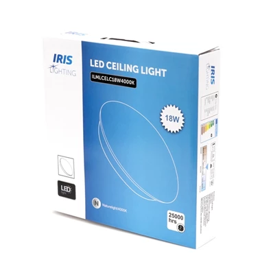 Iris Lighting ML-CELC 18W/4000K/1170lm fehér LED mennyezeti lámpa