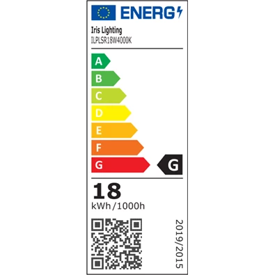 Iris Lighting PLSR-18W 18W/1440lm/4000K álmennyezeti kör alakú LED panel
