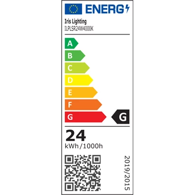 Iris Lighting PLSR-24W 24W/1920lm/4000K álmennyezeti kör alakú LED panel