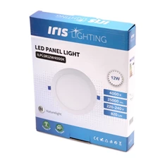 Iris Lighting PLSR-12W 12W/820lm/4000K álmennyezeti kör alakú LED panel