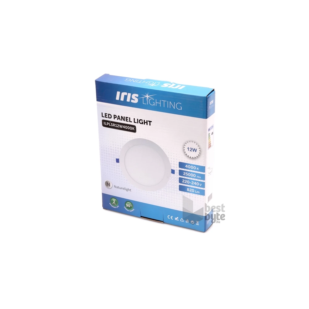 Iris Lighting PLSR-12W 12W/820lm/4000K álmennyezeti kör alakú LED panel