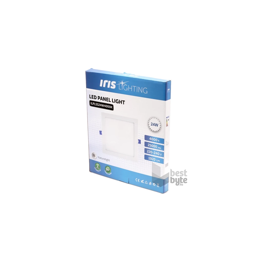 Iris Lighting PLSS-24W 24W/1920lm/4000K álmennyezeti négyzet alakú LED panel