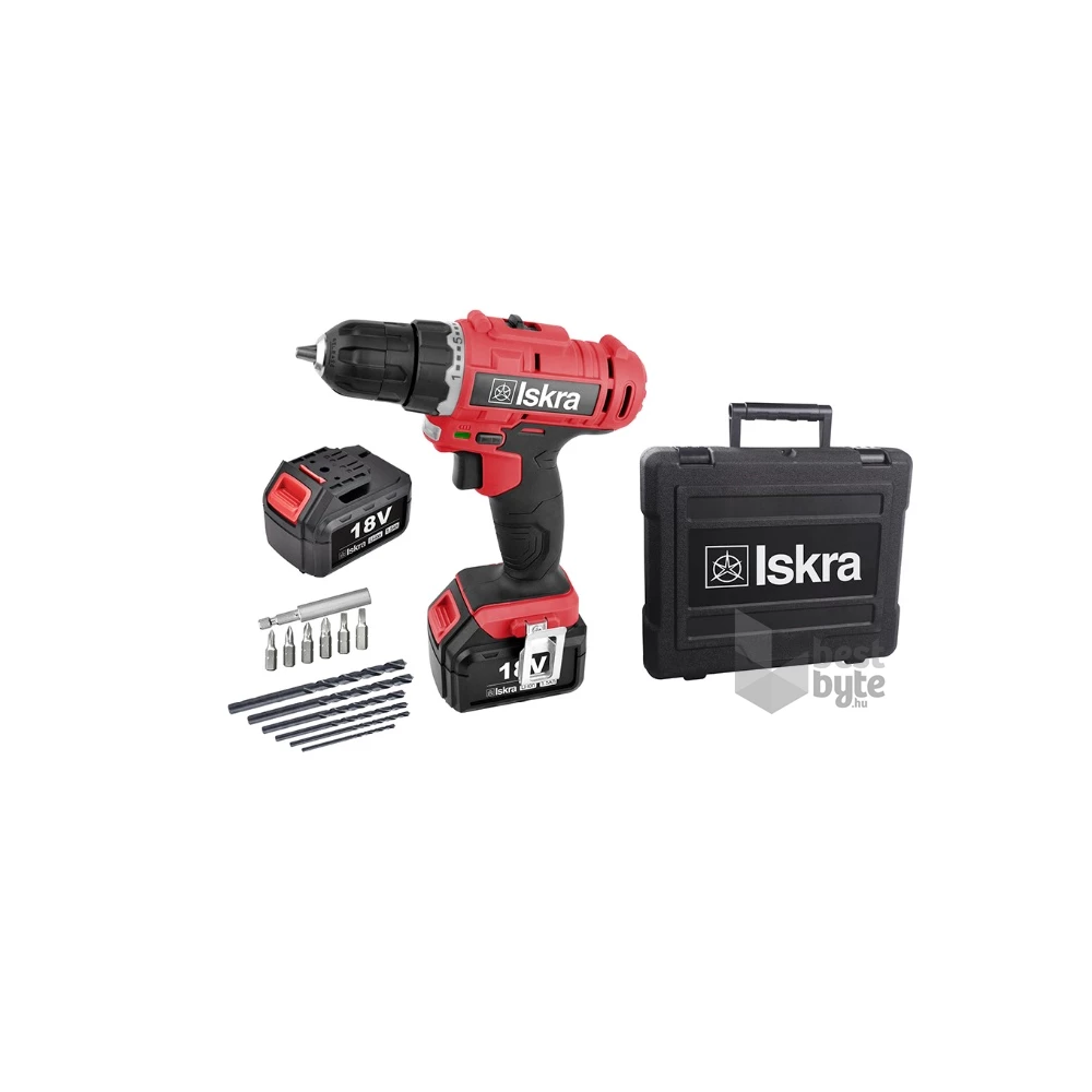 Iskra ML-CD92-180S akkumulátoros fúrógép szett