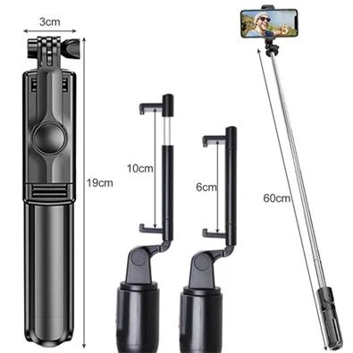 Izoxis Tripod + szelfi bot szett vezérlővel okostelefonokhoz