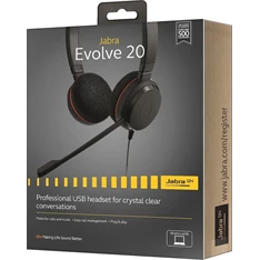 JABRA EVOLVE 20 UC vezetékes sztereo headset