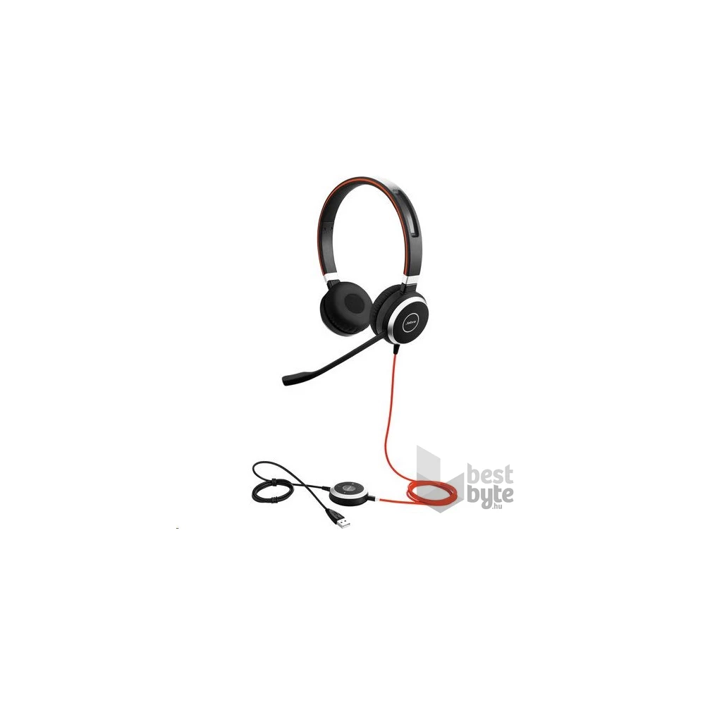JABRA Evolve 40 UC Duo Sztereó vezetékes headset