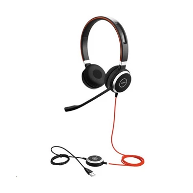 JABRA Evolve 40 UC Duo Sztereó vezetékes headset