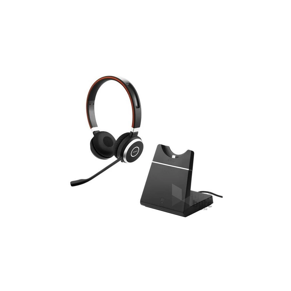 JABRA Evolve 65 SE MS Stereo Bluetooth headset + töltő állomás