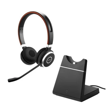 JABRA Evolve 65 SE MS Stereo Bluetooth headset + töltő állomás