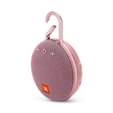 JBL CLIP 3 rózsaszín vízálló Bluetooth hangszóró