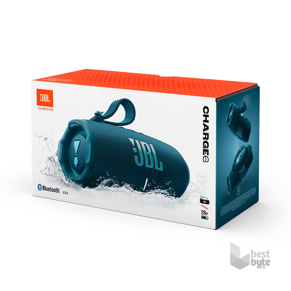 JBL Charge 6 kék Bluetooth hangszóró