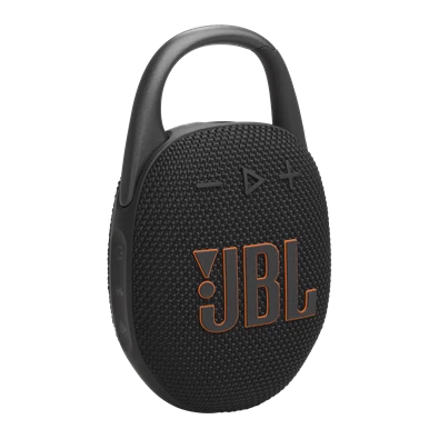 JBL Clip 5 BLK fekete hordozható Bluetooth hangszóró