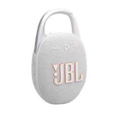 JBL Clip 5 WHT fehér hordozható Bluetooth hangszóró