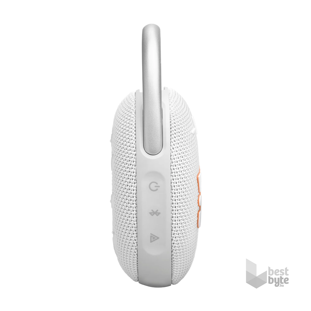 JBL Clip 5 WHT fehér hordozható Bluetooth hangszóró