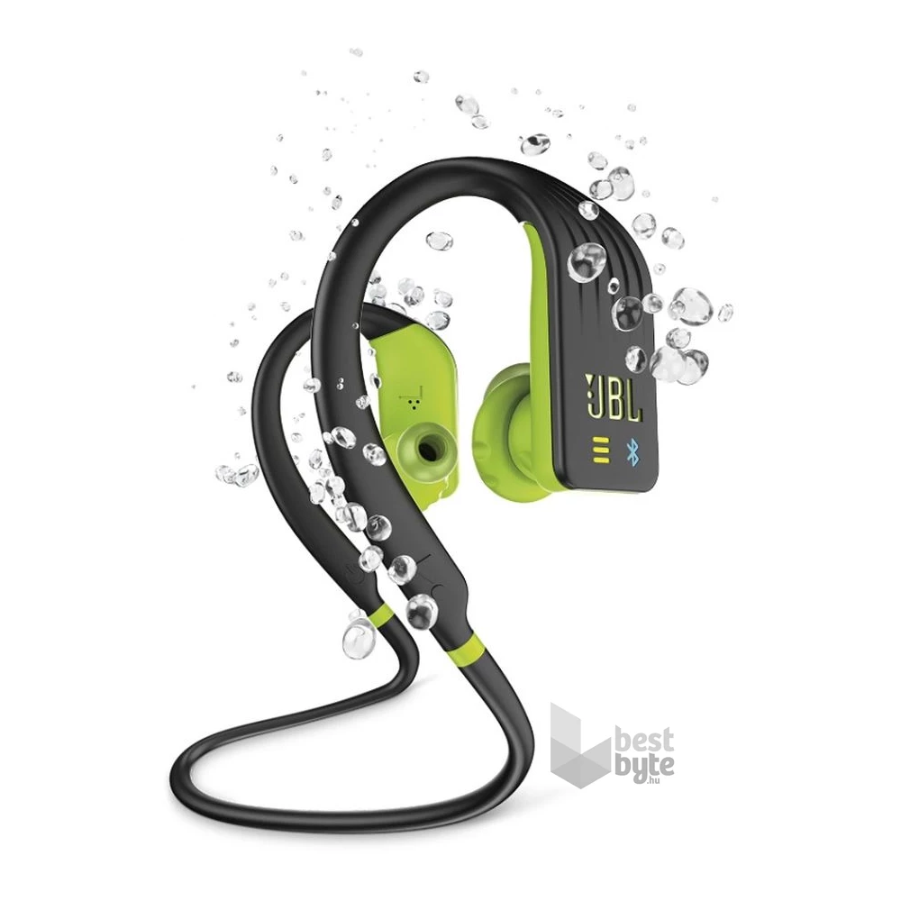 JBL Endurance Dive fekete/lime vízálló Bluetooth sport fülhallgató headset 1GB MP3 lejátszó