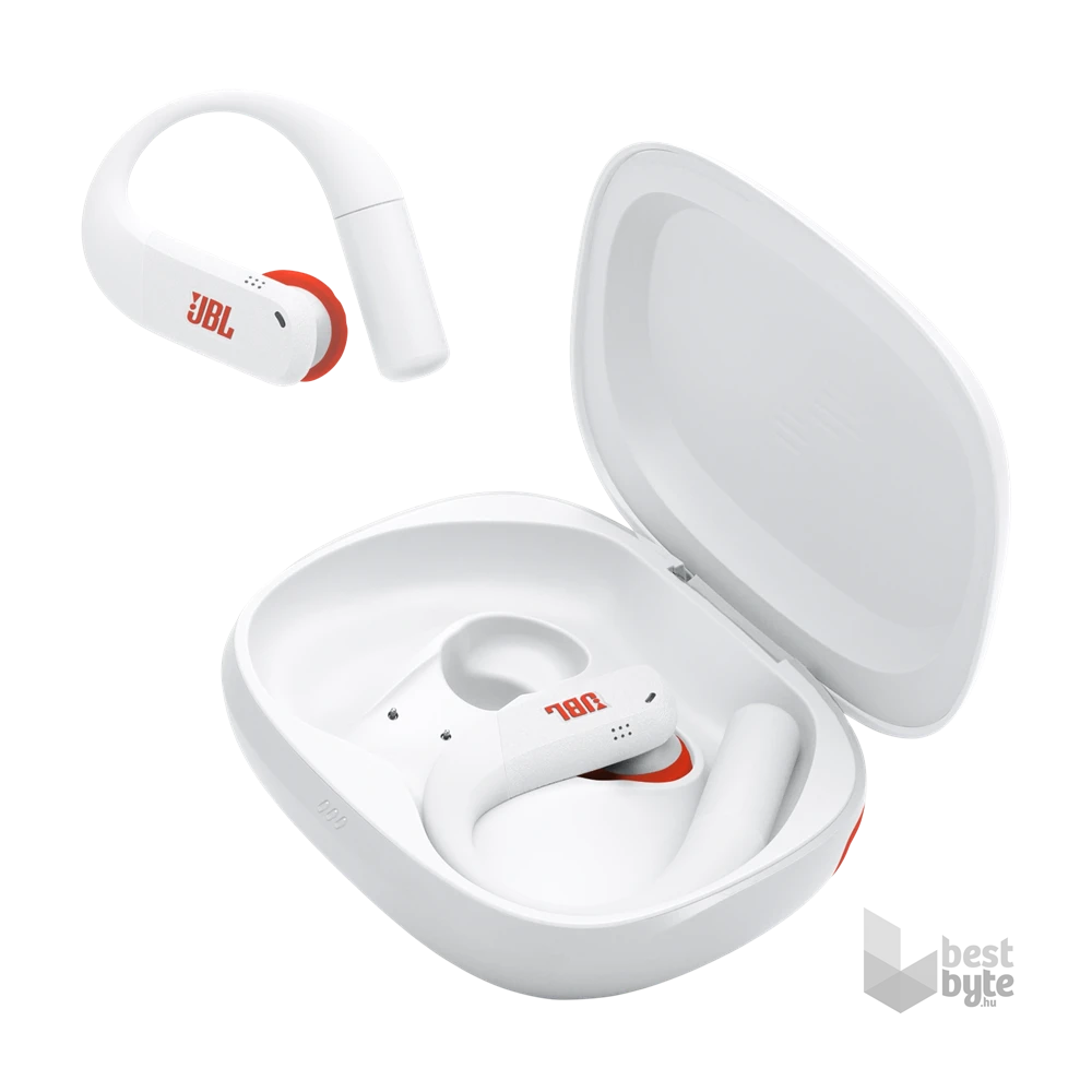 JBL Endurance PEAK 4 True Wireless Bluetooth fehér sport fülhallgató