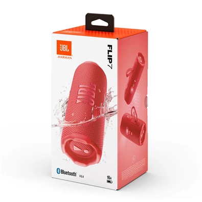 JBL FLIP 7 piros Bluetooth hangszóró