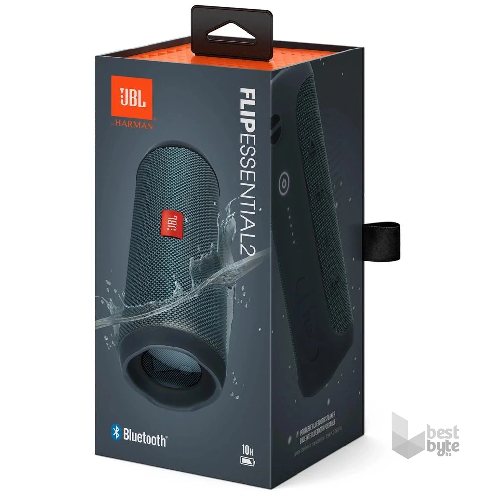 JBL Flip Essential 2 fekete Bluetooth hangszóró