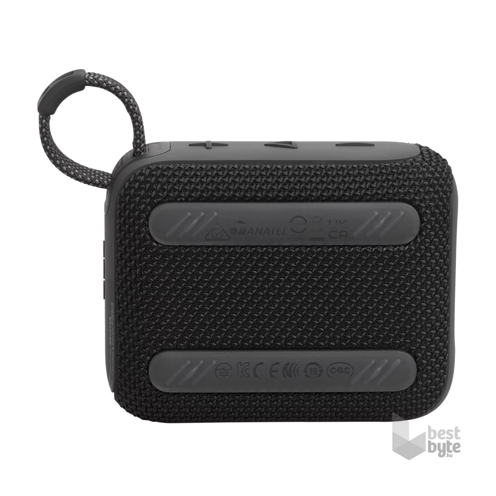 JBL Go 4 BLK fekete hordozható Bluetooth hangszóró