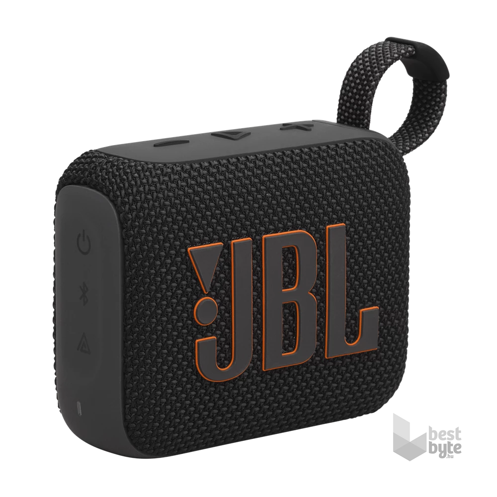 JBL Go 4 BLK fekete hordozható Bluetooth hangszóró