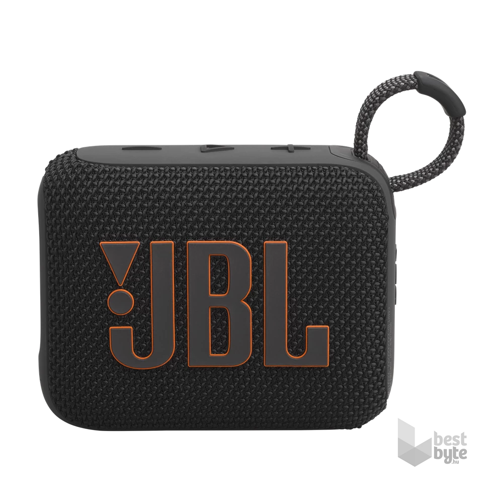 JBL Go 4 BLK fekete hordozható Bluetooth hangszóró