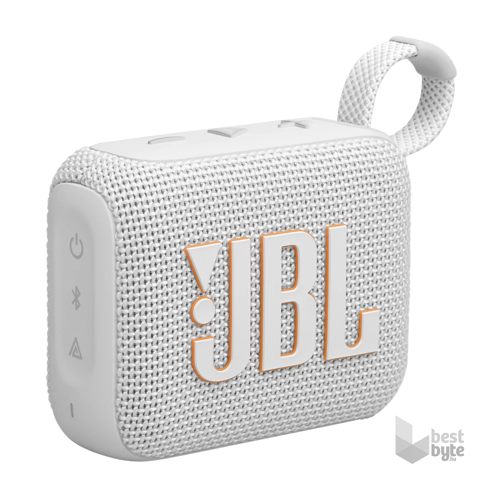 JBL Go 4 WHT fehér hordozható Bluetooth hangszóró