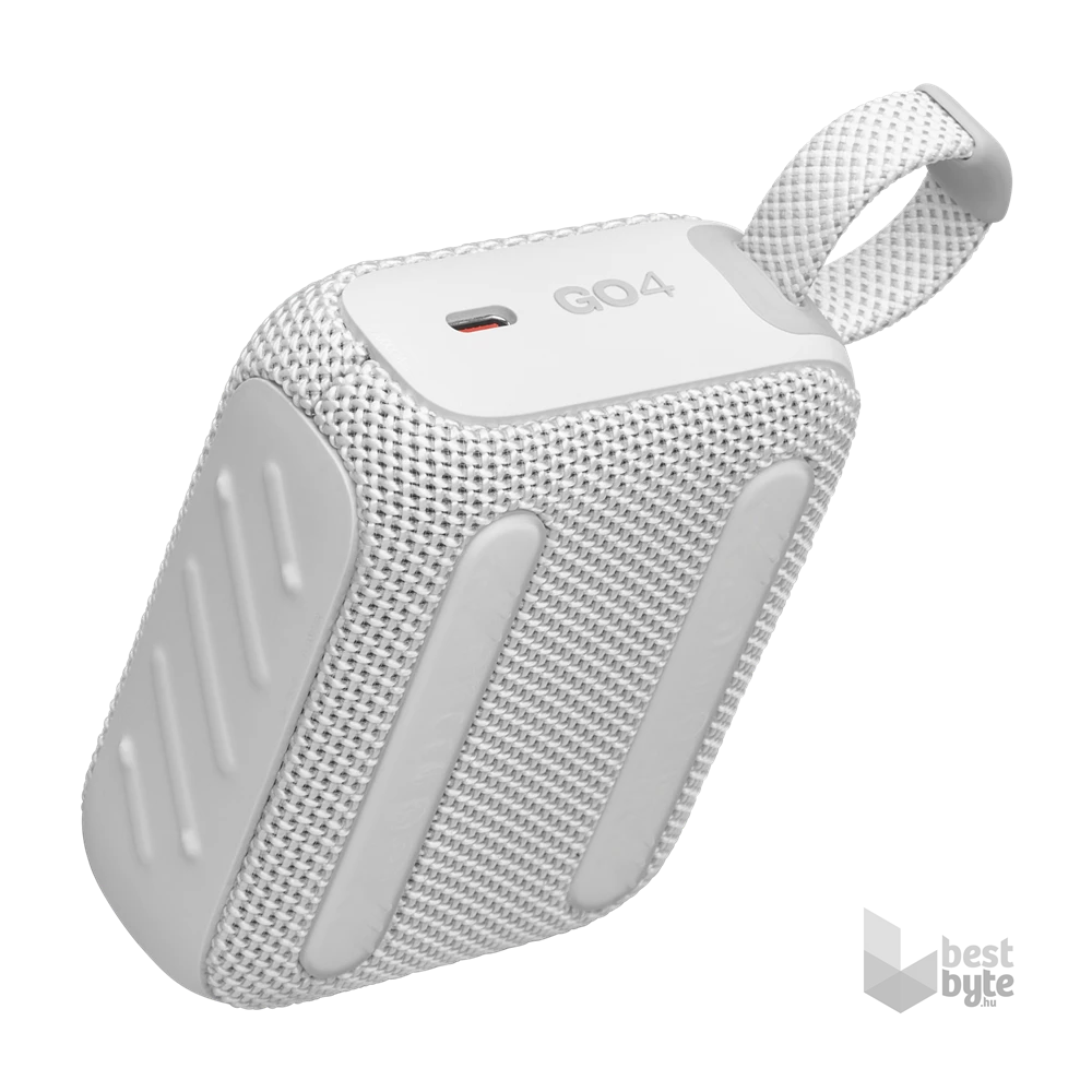 JBL Go 4 WHT fehér hordozható Bluetooth hangszóró